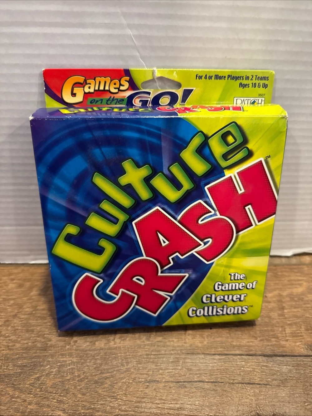 Culture Crash - The Game Of Clever Collisions Board Game NEW open box!!!